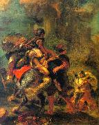 Eugene Delacroix The Abduction of Rebecca oil painting artist